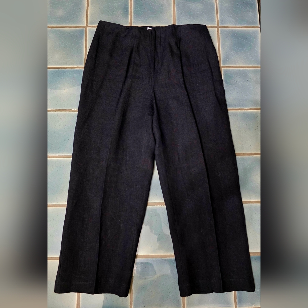 TESS DRESS | Women's Cropped (3/4 Length) Linen Pants